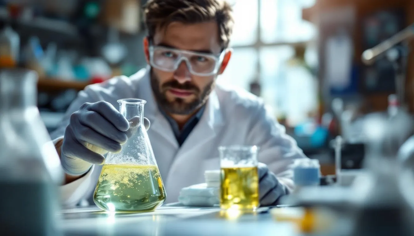 Editorial photograph representing the concept of food chemistry