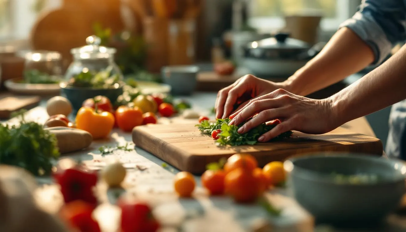 Editorial photograph representing the concept of food styling