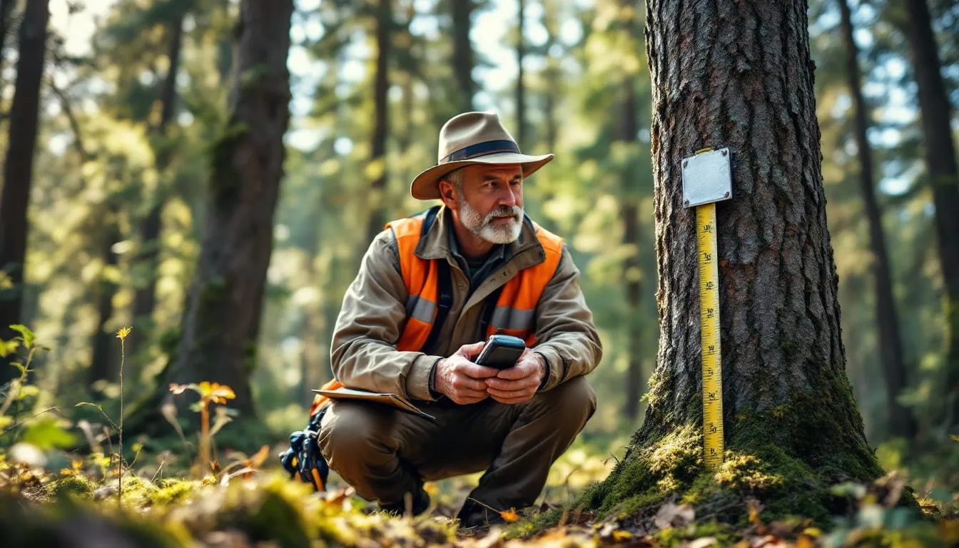 Editorial photograph representing the concept of forestry