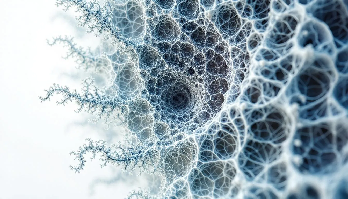 Editorial photograph representing the concept of fractal geometry