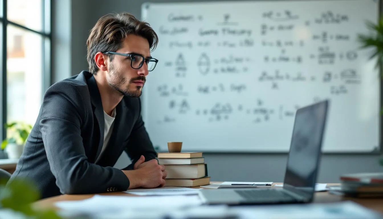 Editorial photograph representing the concept of game theory