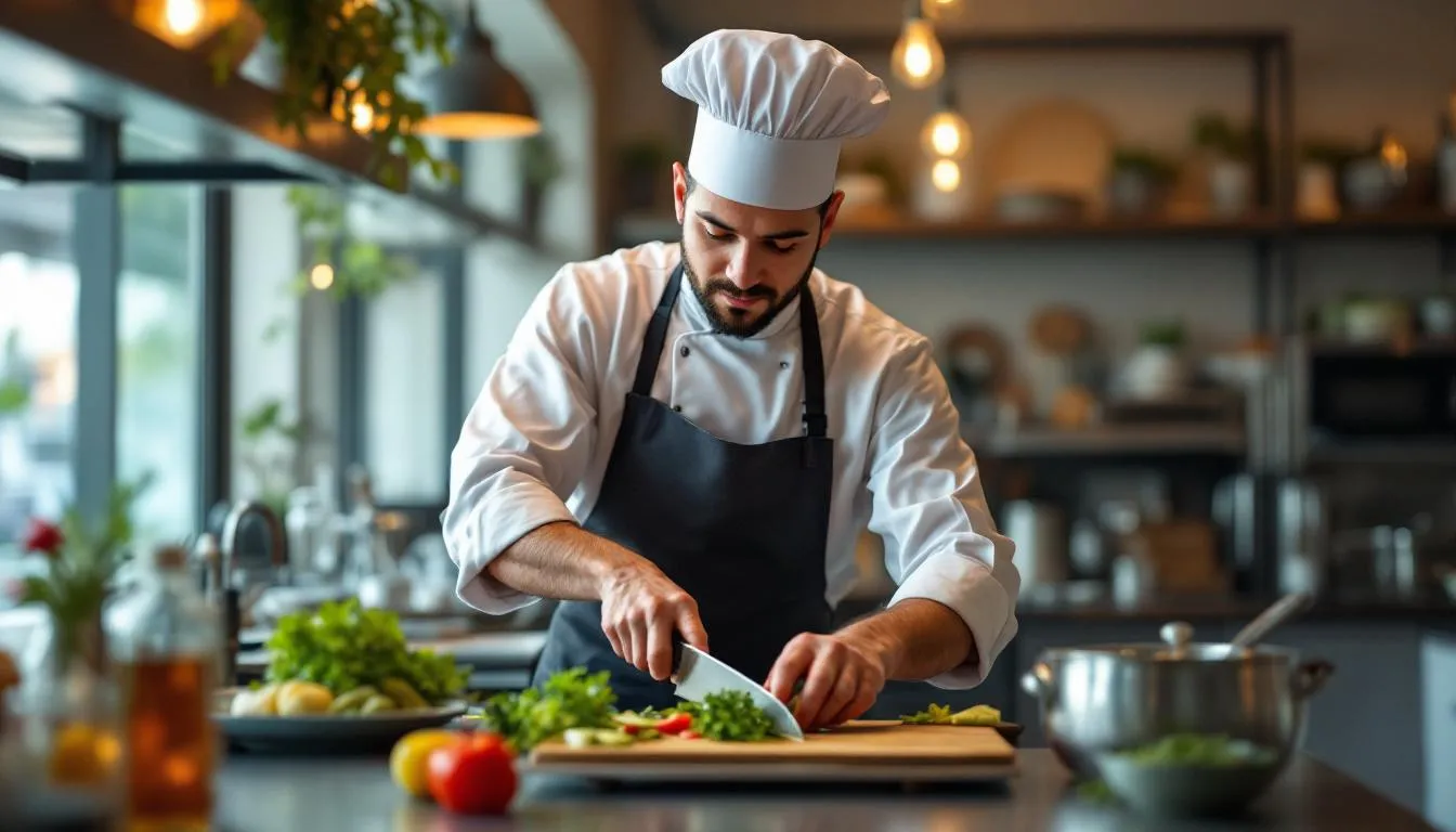 Editorial photograph representing the concept of gastronomy