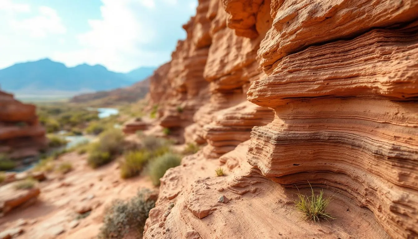 Editorial photograph representing the concept of geomorphology