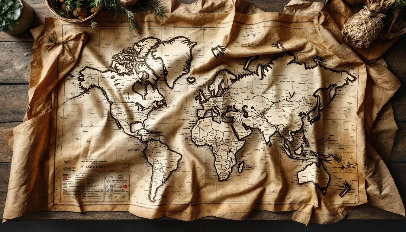 Editorial photograph representing the concept of geopolitics