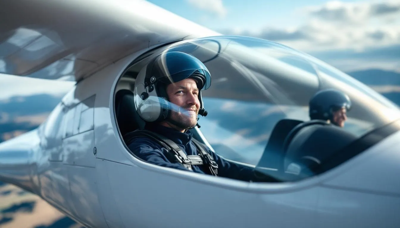 Editorial photograph representing the concept of gliding