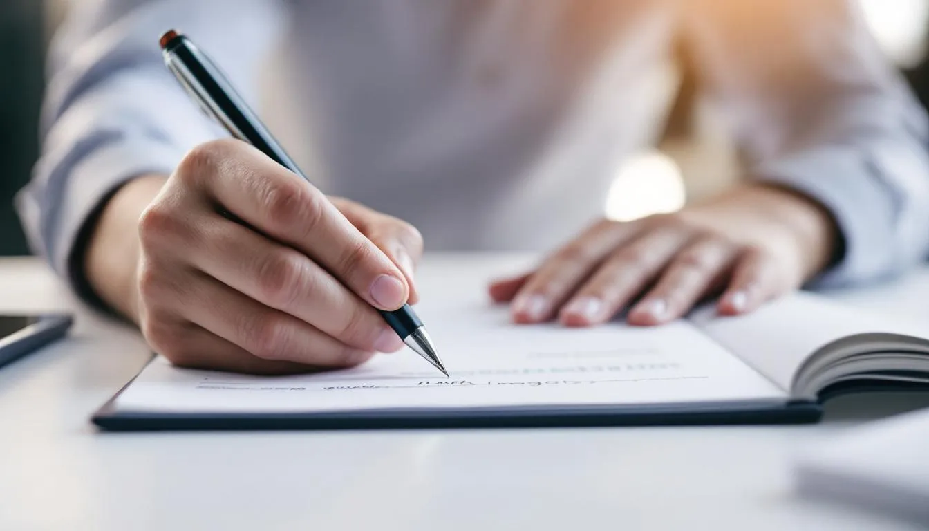 Editorial photograph representing the concept of graphology