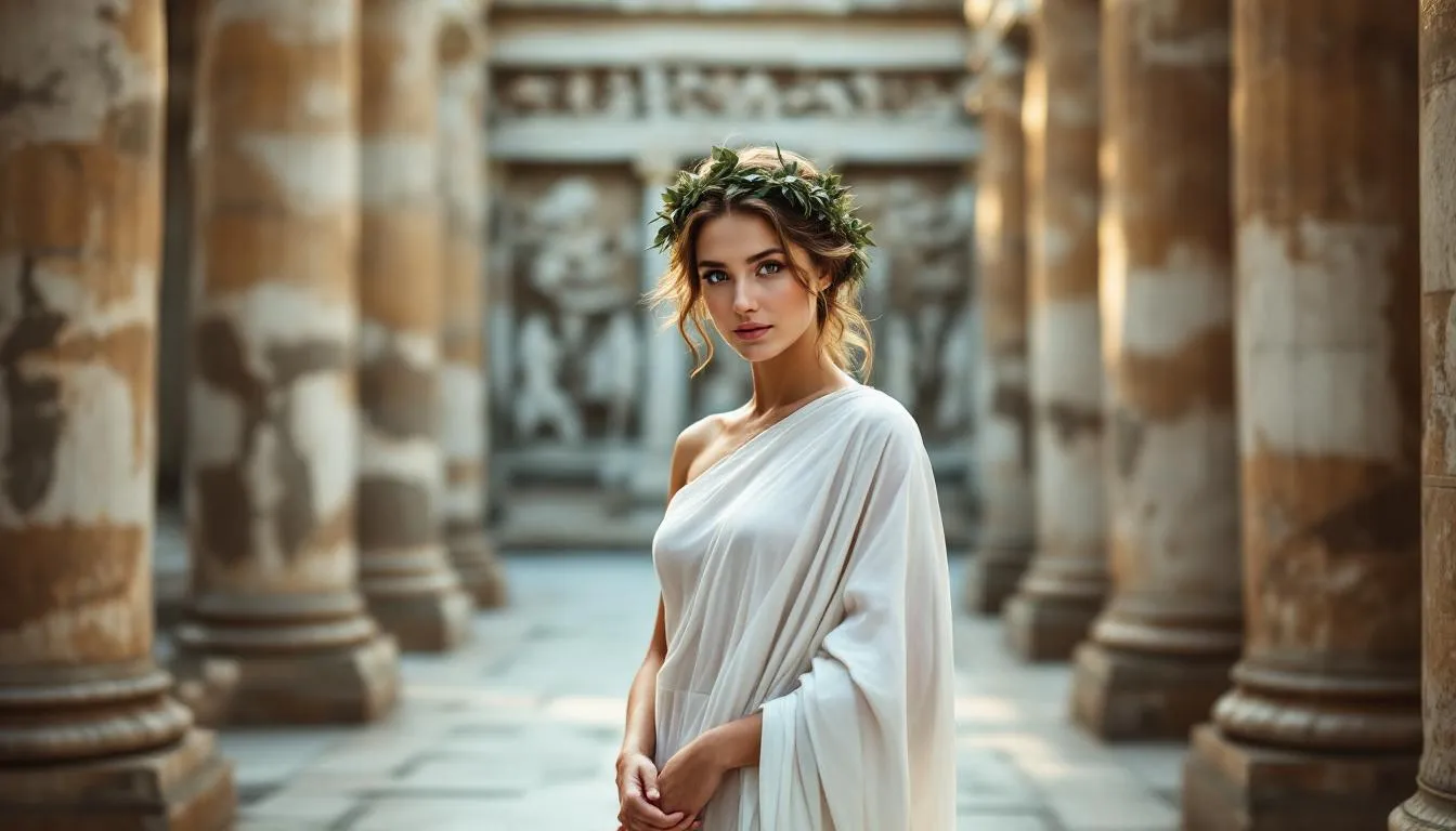Editorial photograph representing the concept of greek mythology