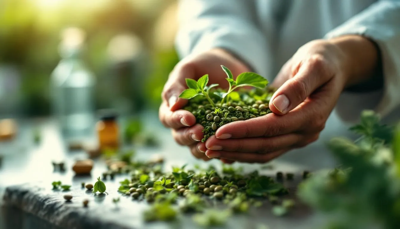 Editorial photograph representing the concept of herbal medicine