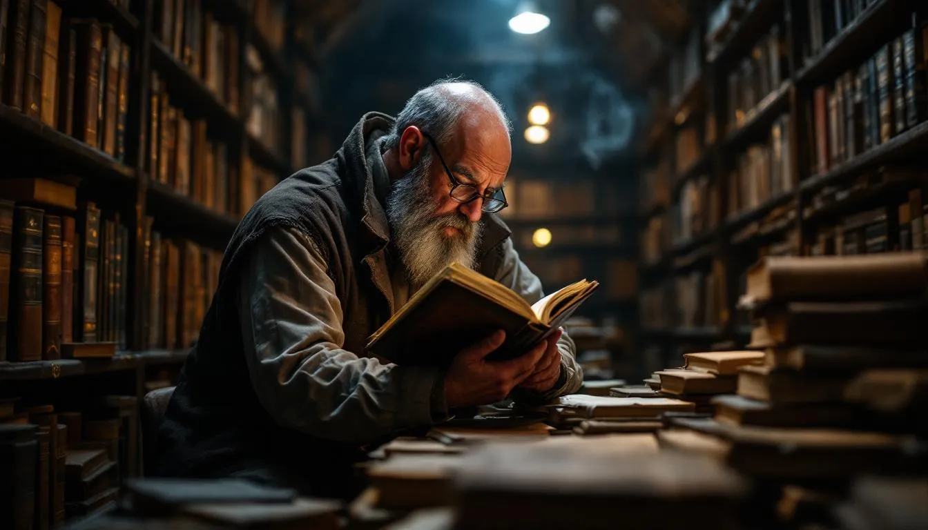 Editorial photograph representing the concept of historical conspiracy theories