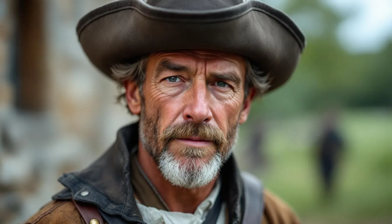 Editorial photograph representing the concept of historical reenactment