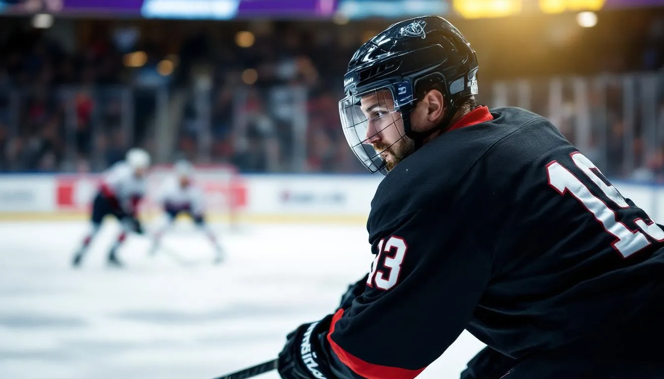 Editorial photograph representing the concept of hockey