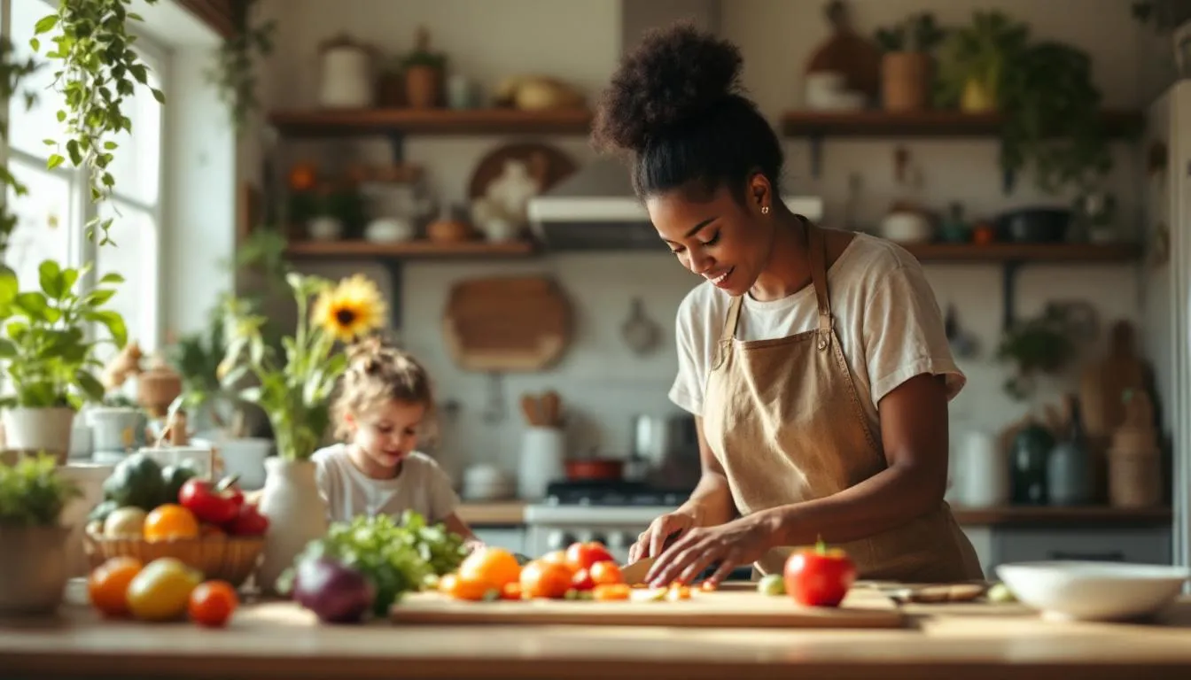 Editorial photograph representing the concept of home economics