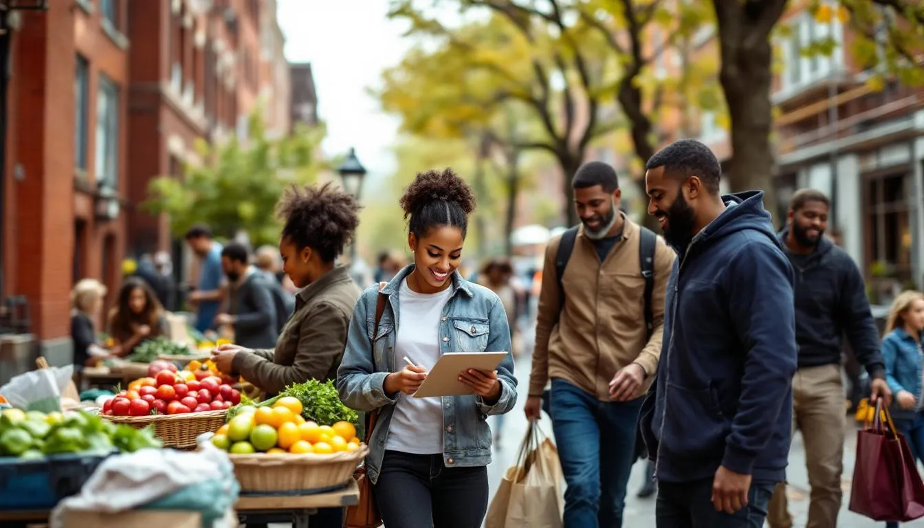 Editorial photograph representing the concept of human geography