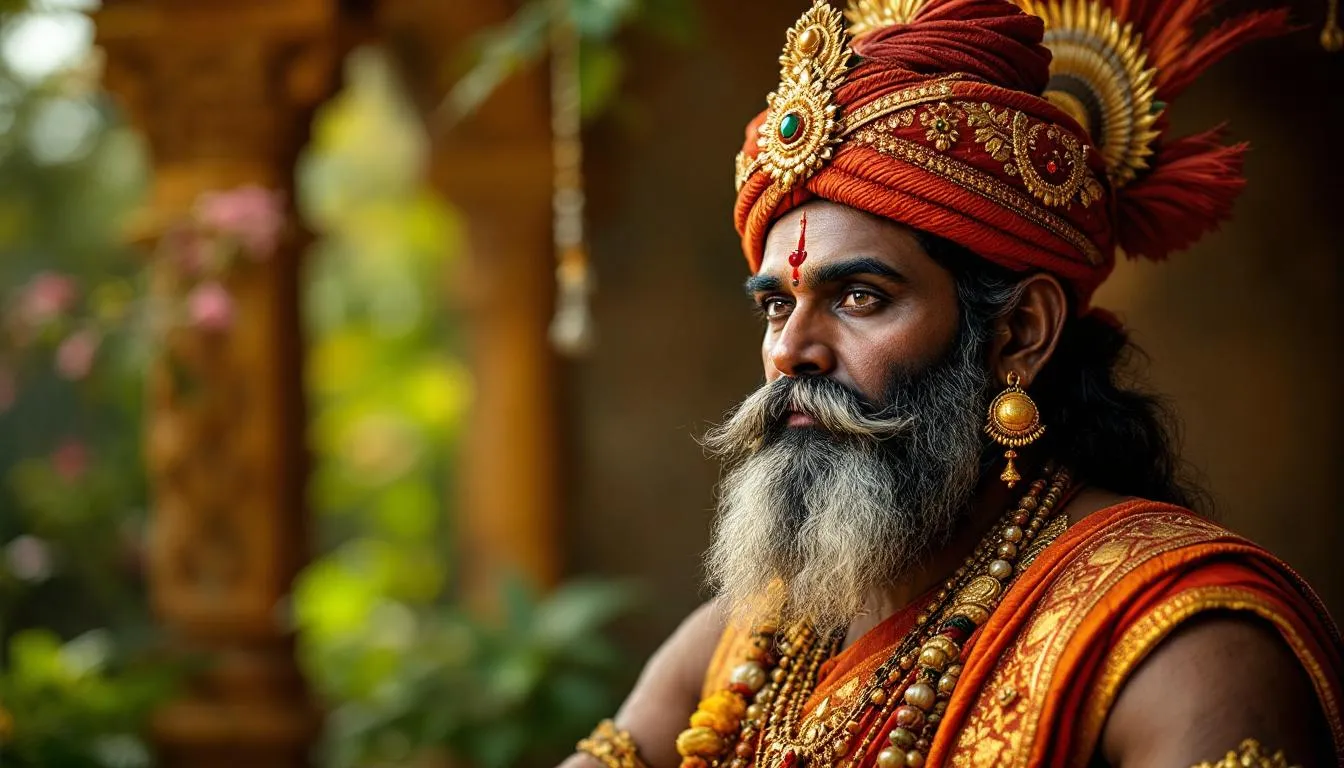 Editorial photograph representing the concept of indian mythology