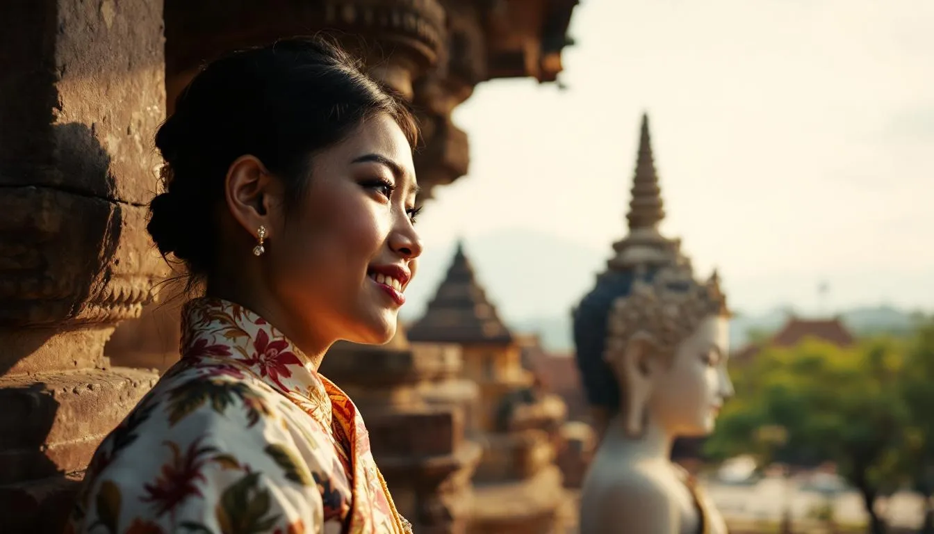 Editorial photograph representing the concept of indonesian history