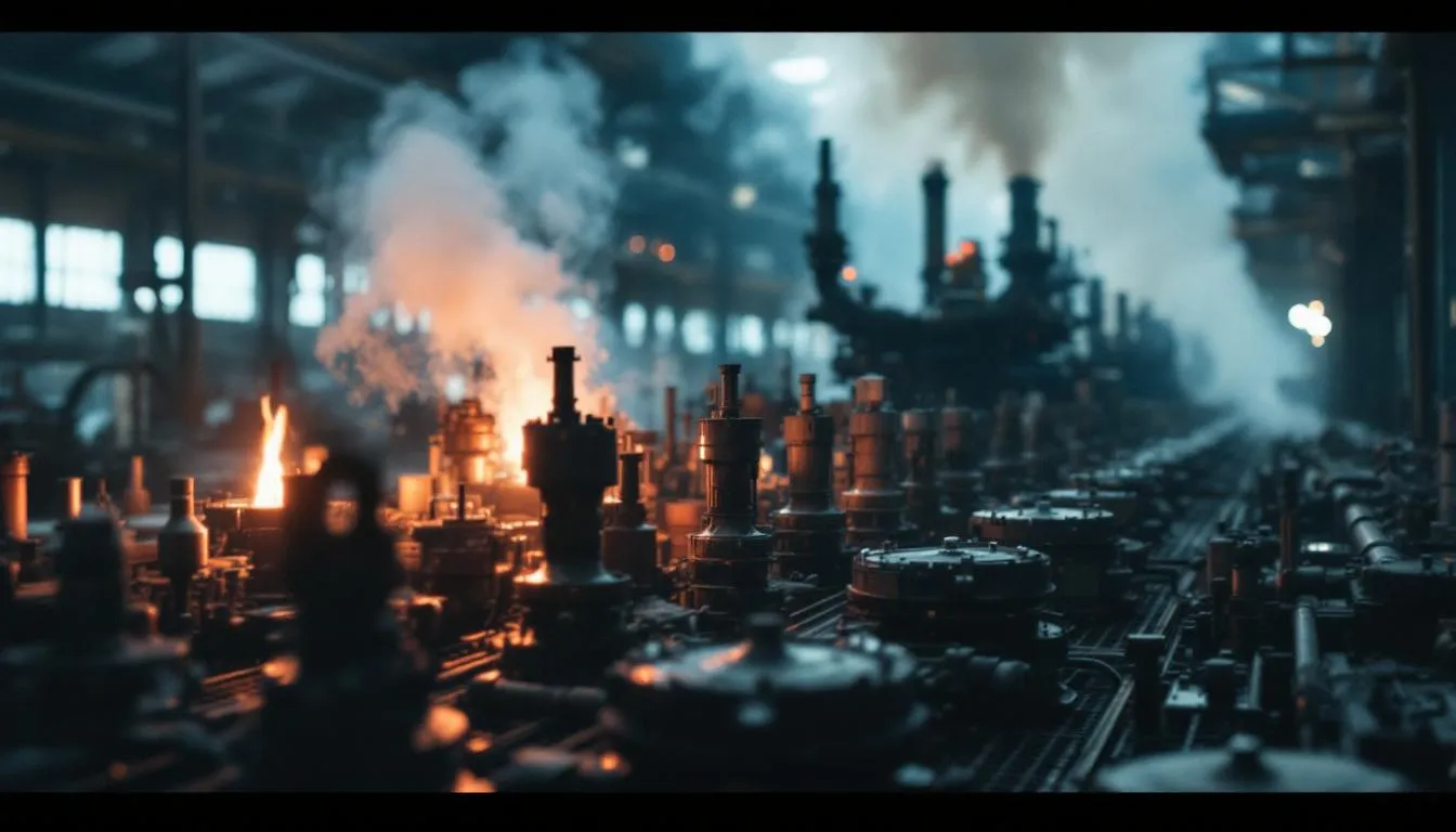 Editorial photograph representing the concept of industrial history