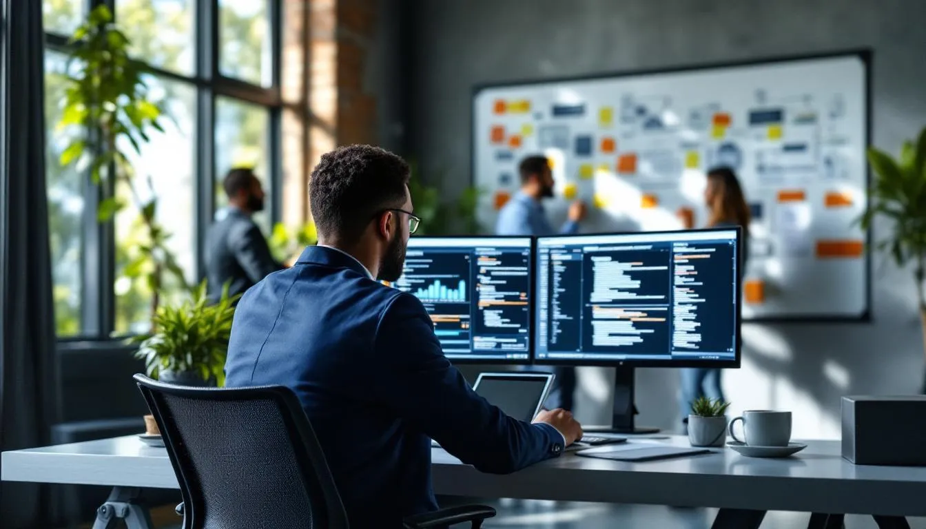 Editorial photograph representing the concept of information systems