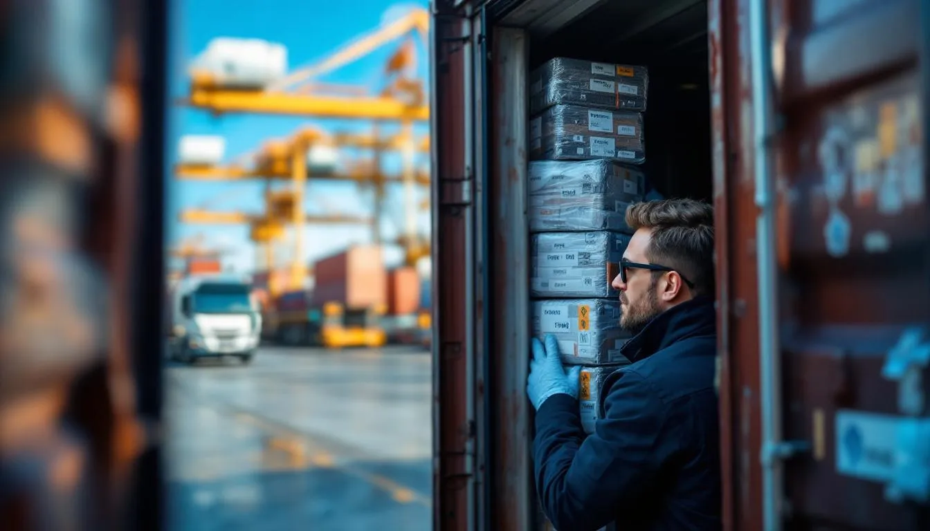 Editorial photograph representing the concept of international trade