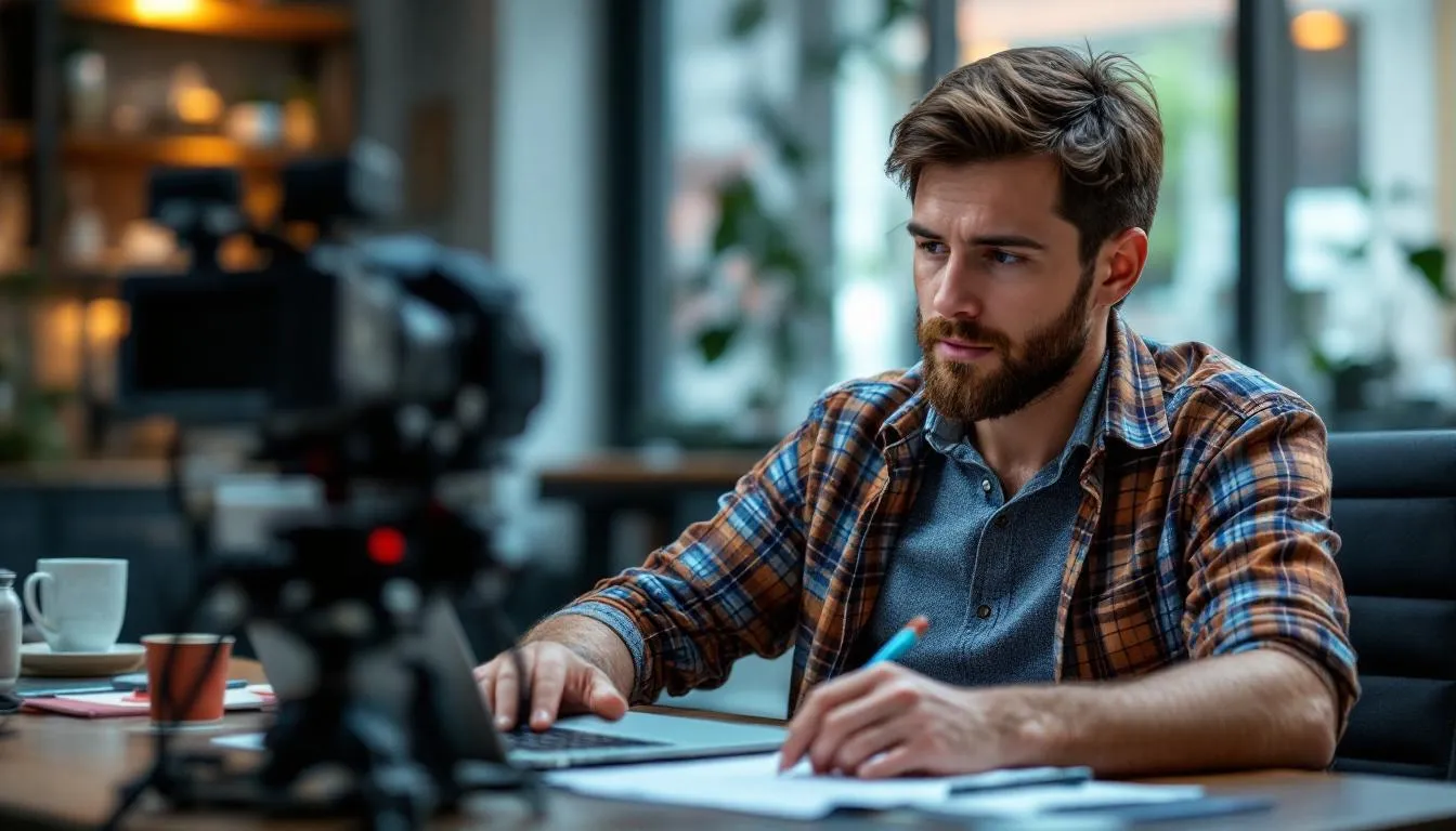 Editorial photograph representing the concept of journalism