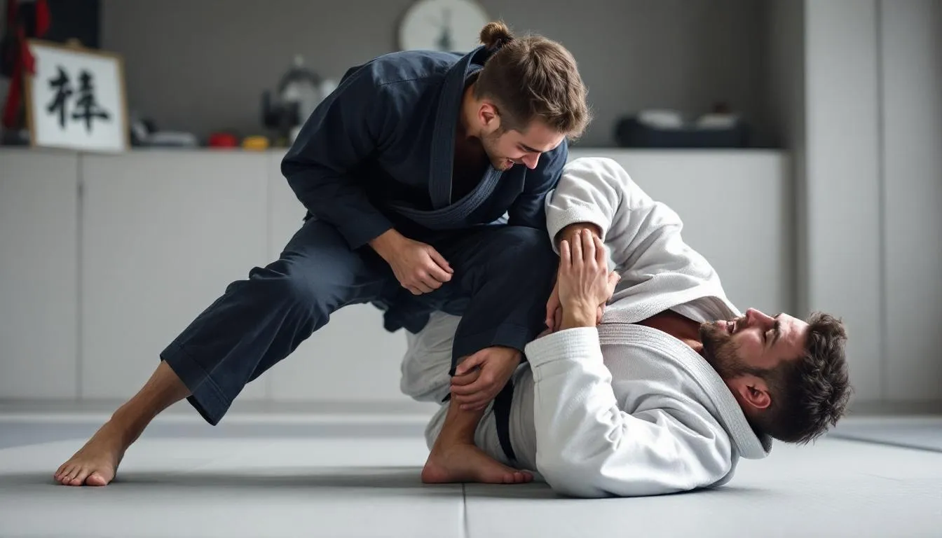 Editorial photograph representing the concept of judo