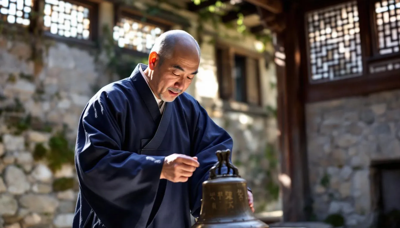 Editorial photograph representing the concept of korean history