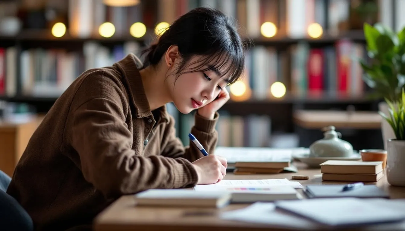 Editorial photograph representing the concept of the korean language