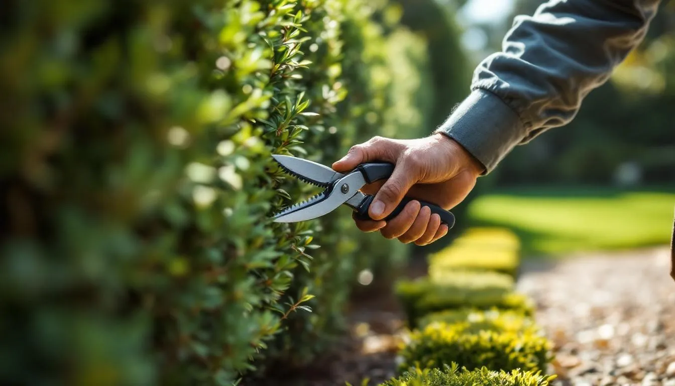 Editorial photograph representing the concept of landscaping