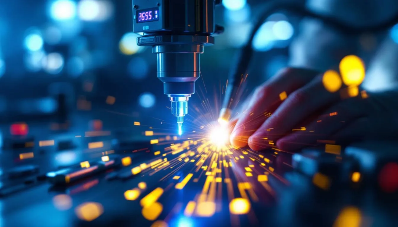 Editorial photograph representing the concept of laser technology