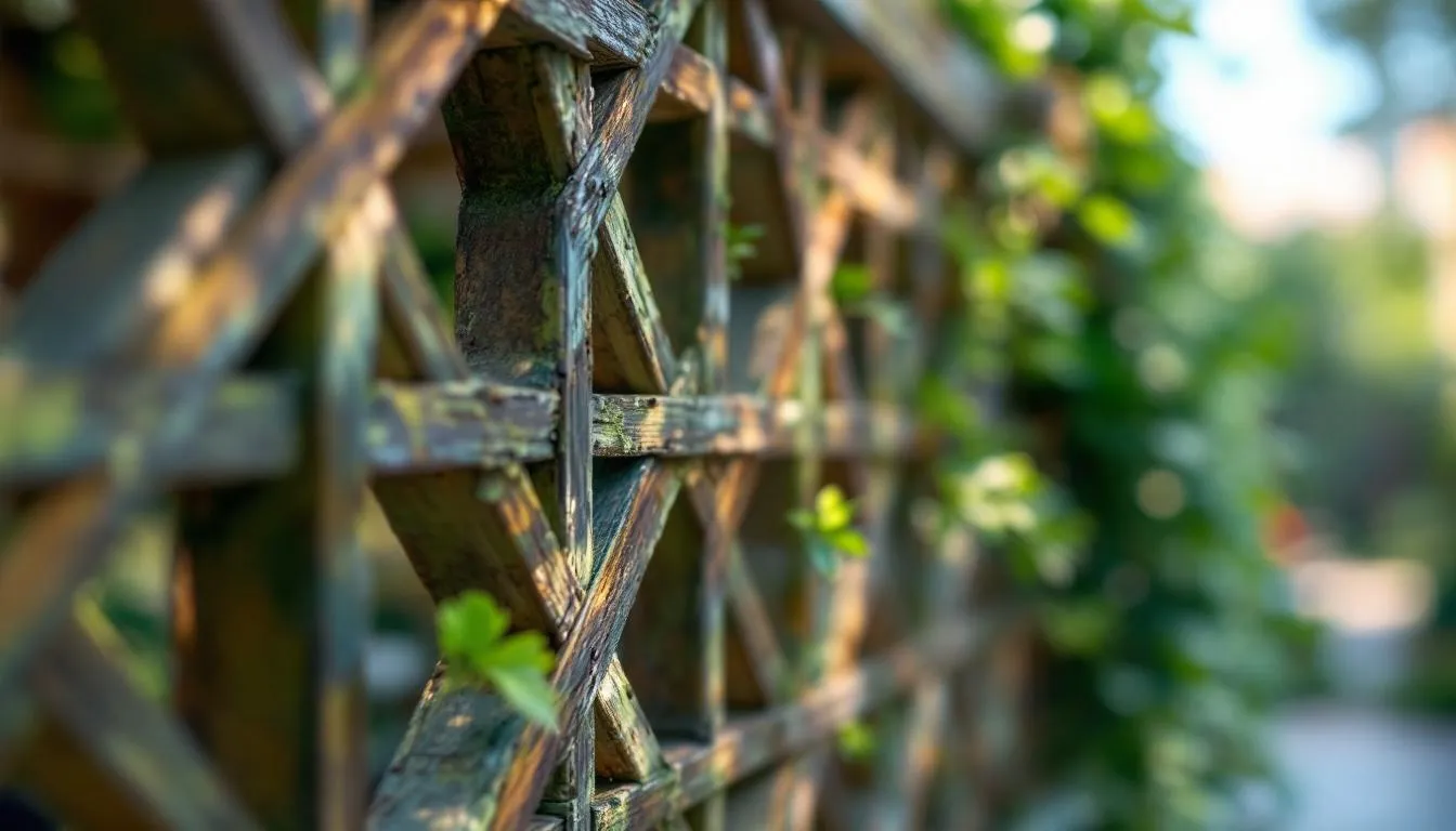 Editorial photograph representing the concept of latticework