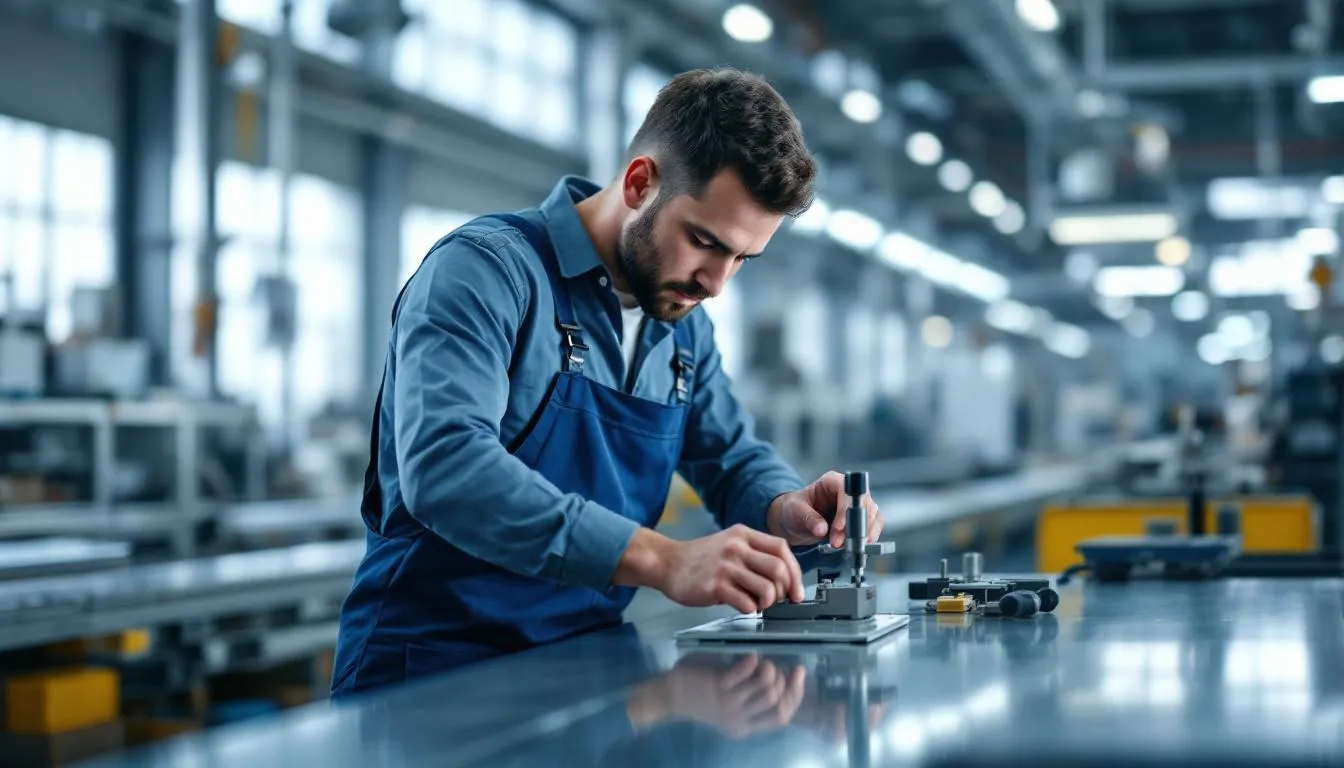 Editorial photograph representing the concept of lean manufacturing