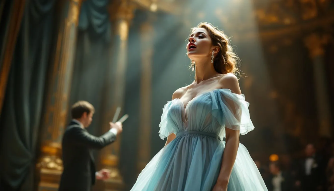 Editorial photograph representing the concept of light opera