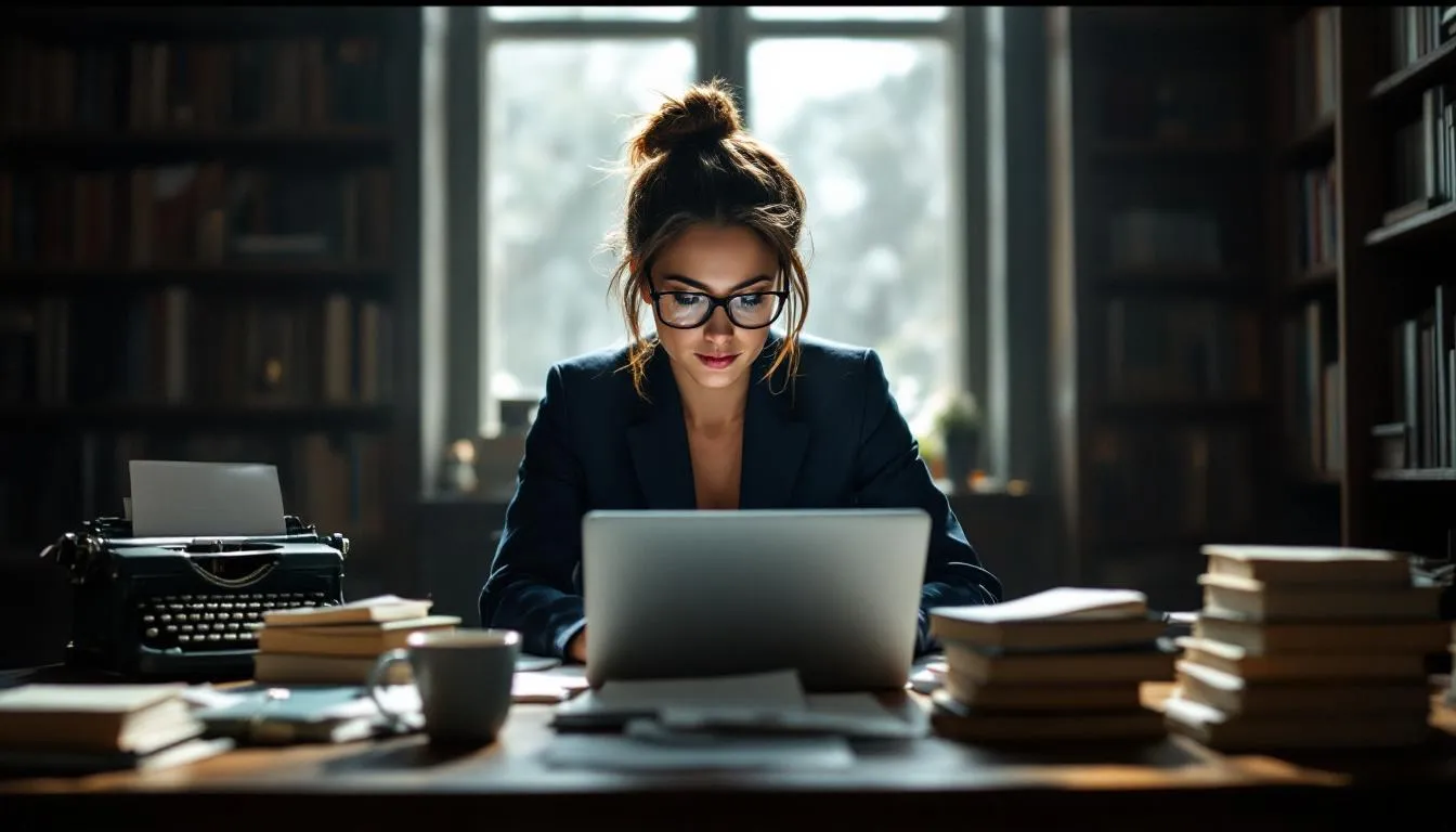 Editorial photograph representing the concept of literary criticism