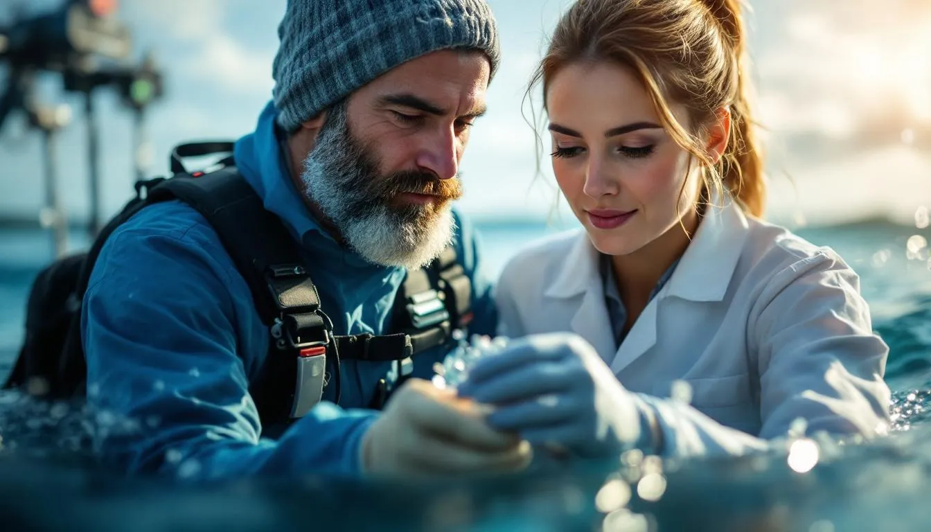 Editorial photograph representing the concept of marine biology