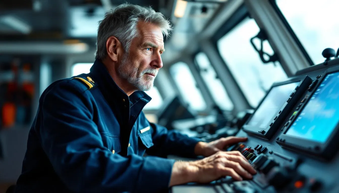 Editorial photograph representing the concept of marine navigation