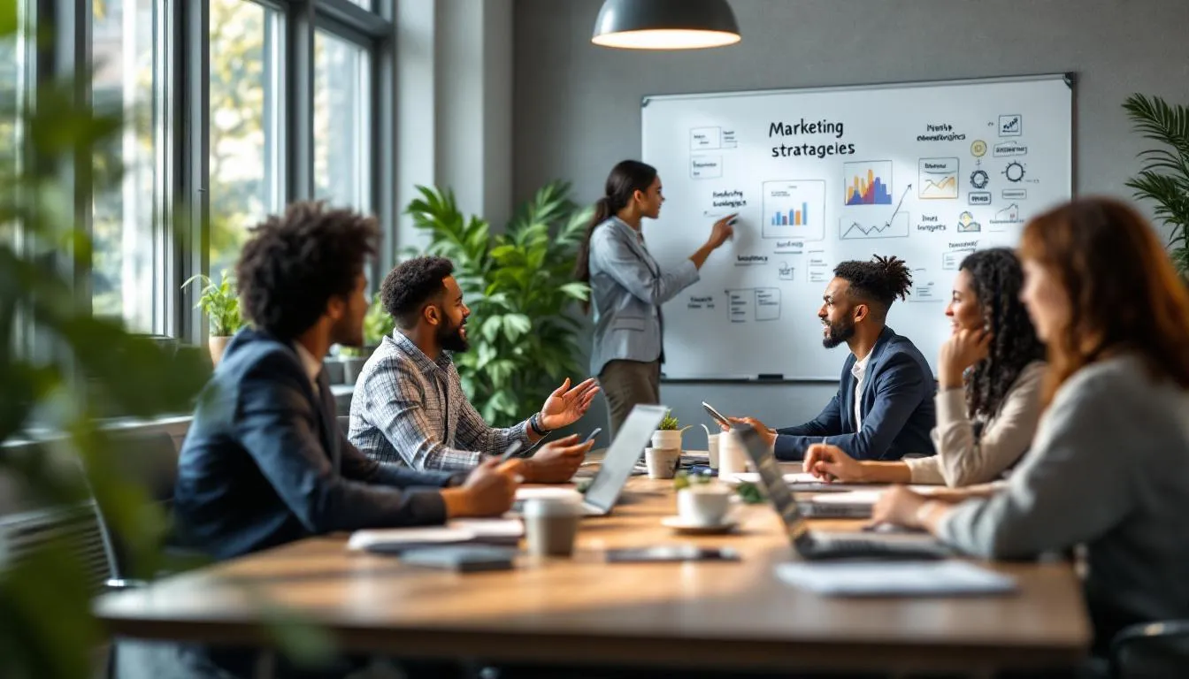 Editorial photograph representing the concept of marketing