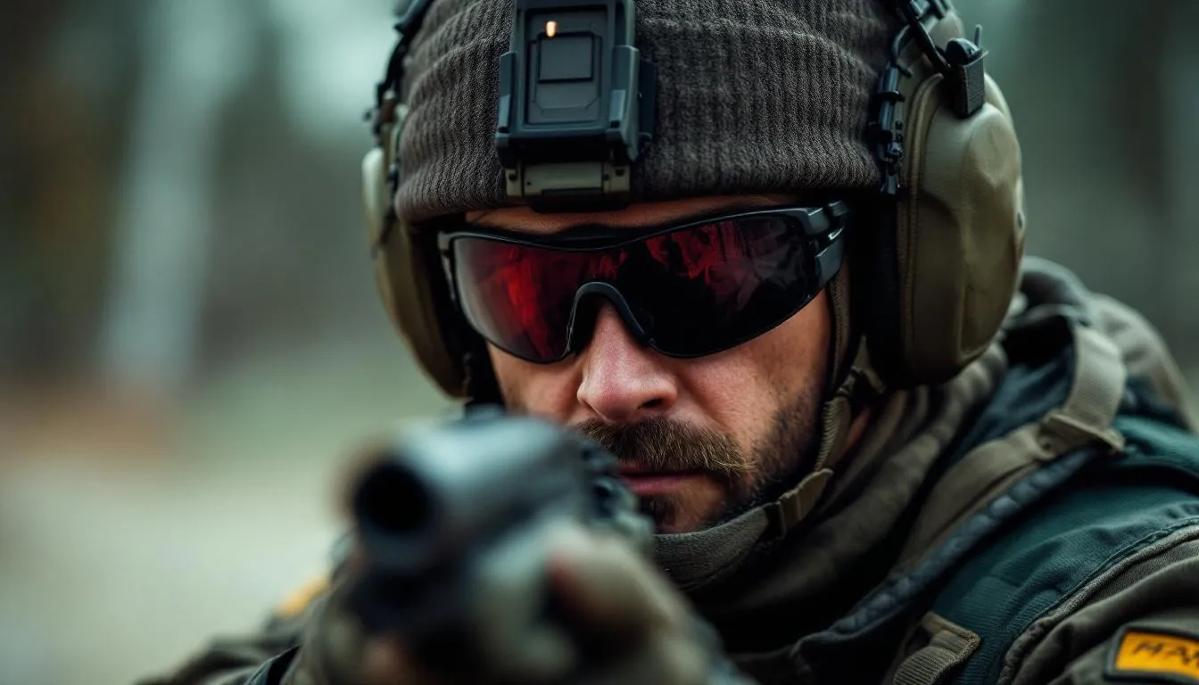 Editorial photograph representing the concept of marksmanship