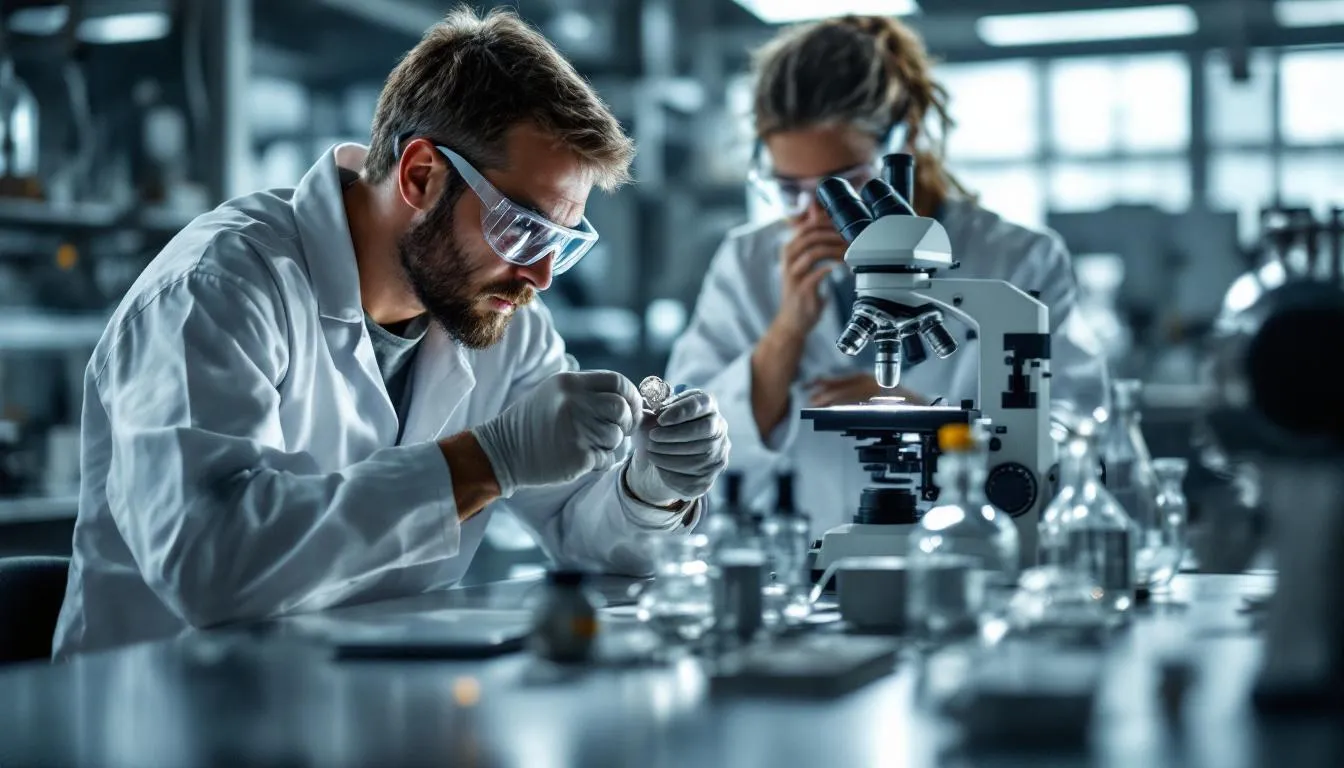 Editorial photograph representing the concept of materials science