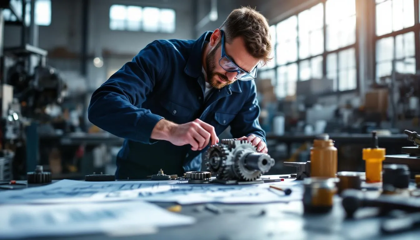 Editorial photograph representing the concept of mechanical engineering