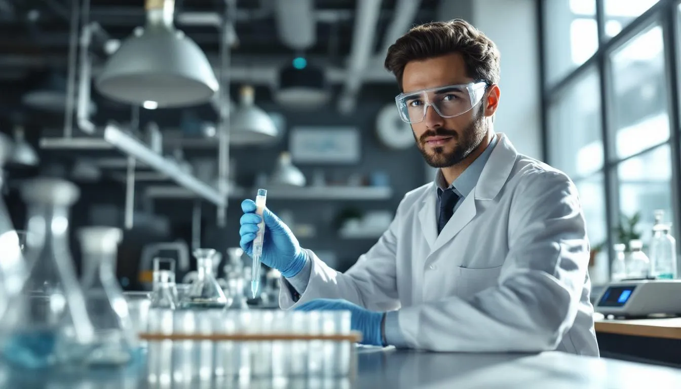 Editorial photograph representing the concept of medicinal chemistry