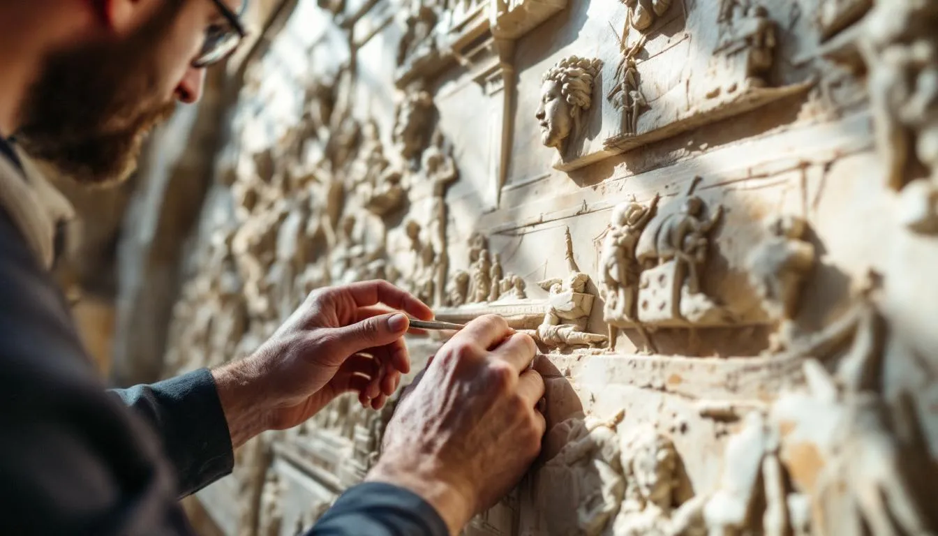 Editorial photograph representing the concept of mediterranean history