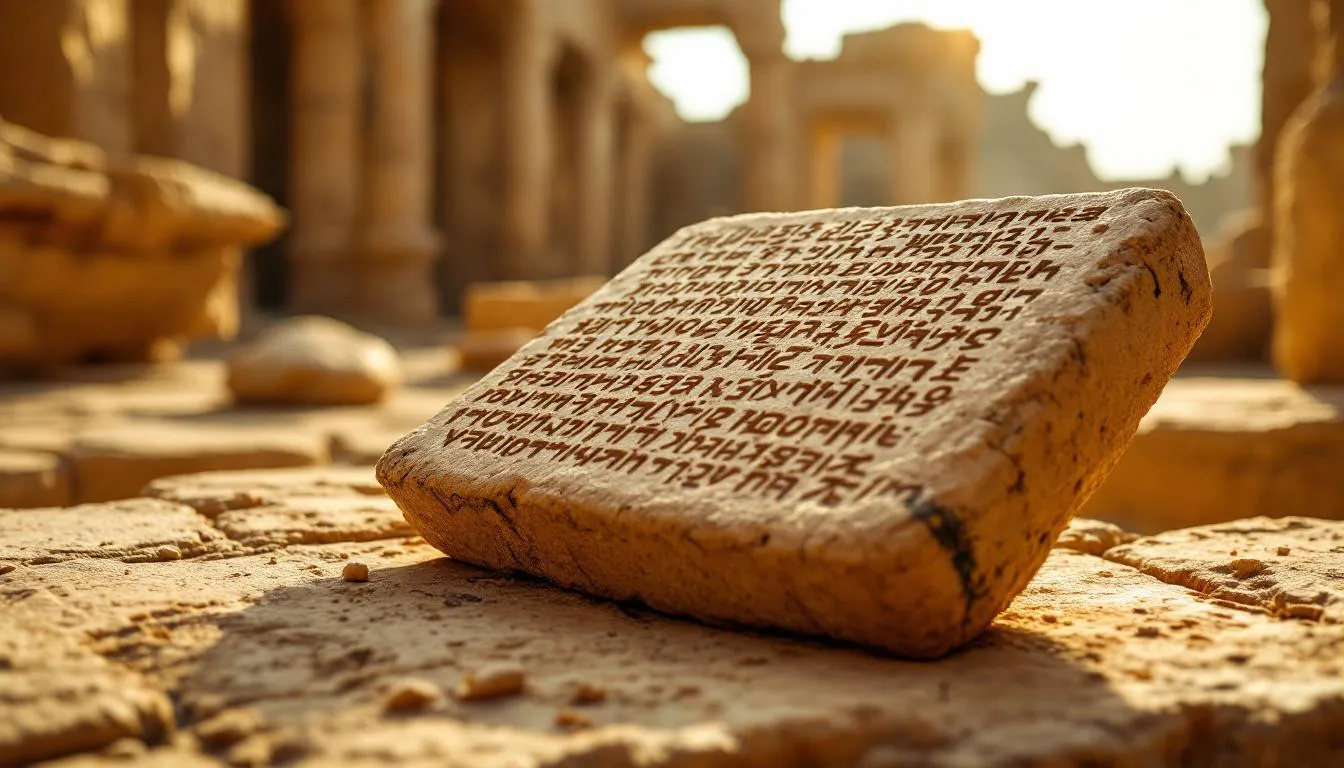 Editorial photograph representing the concept of mesopotamian history