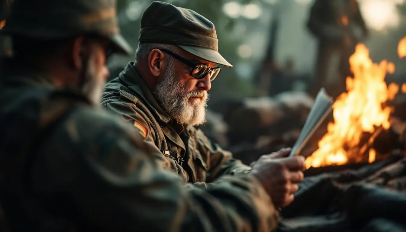 Editorial photograph representing the concept of military history