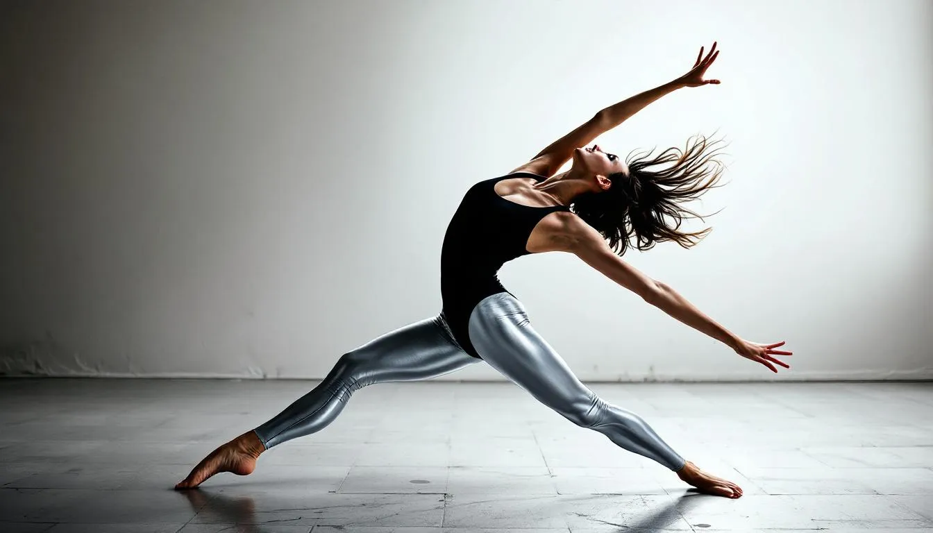 Editorial photograph representing the concept of modern dance