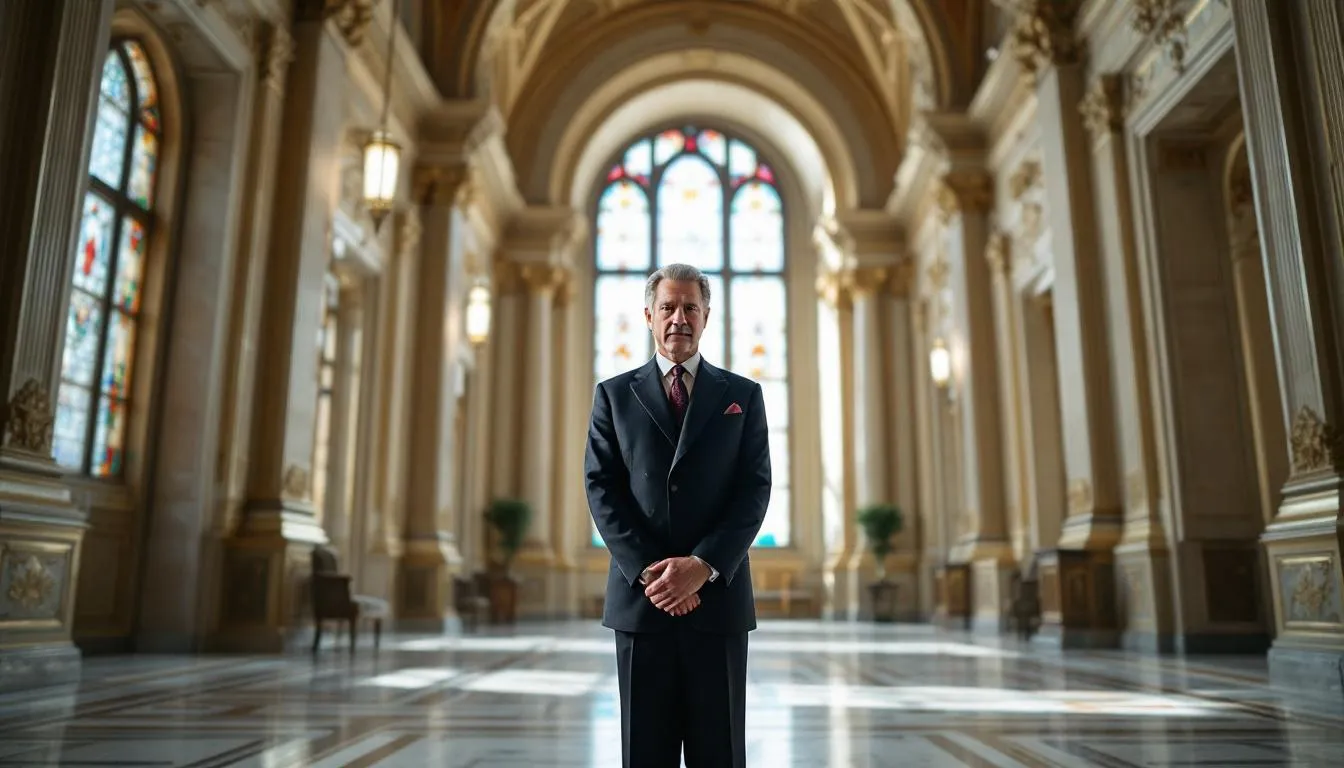 Editorial photograph representing the concept of monarchy