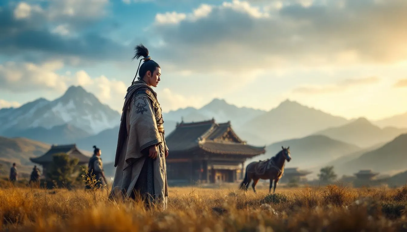 Editorial photograph representing the concept of mongol history