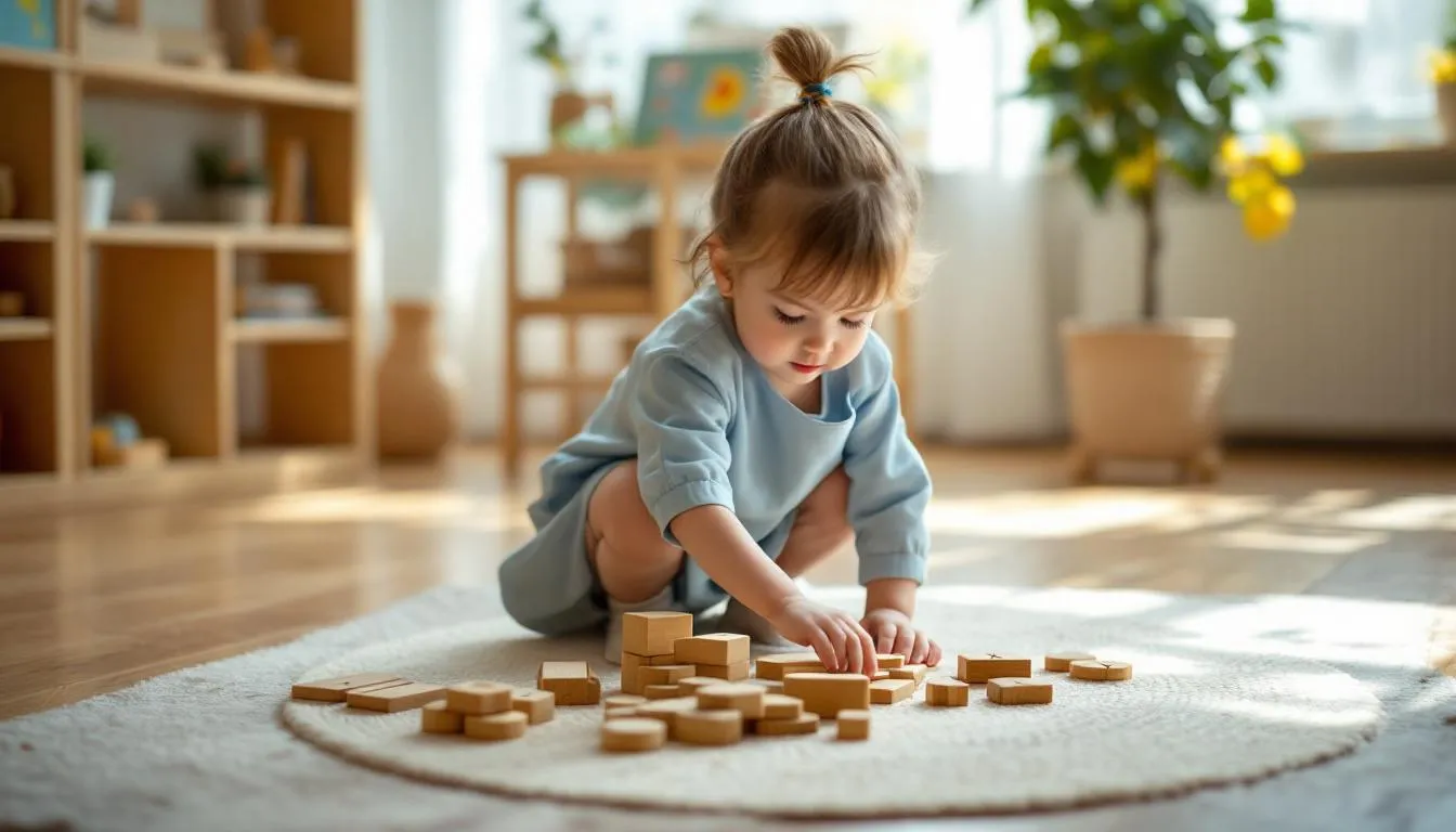 Editorial photograph representing the concept of montessori method