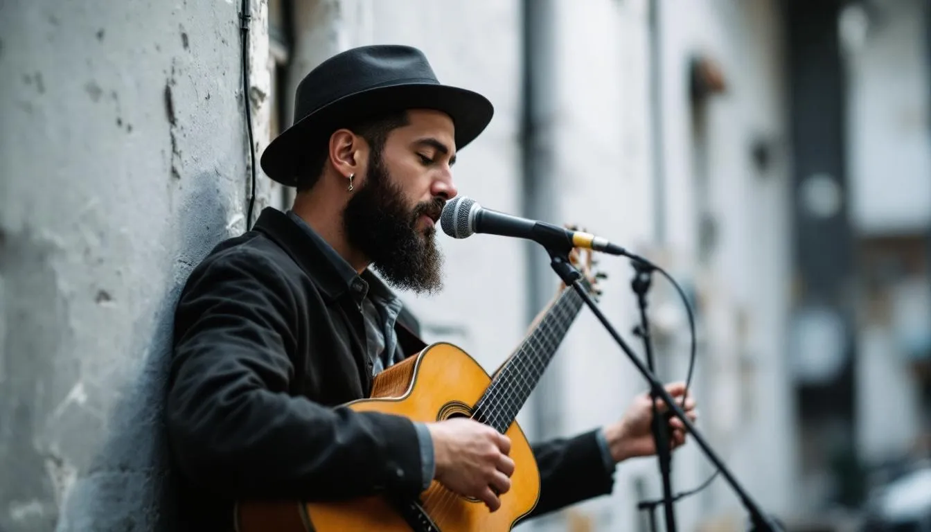 Editorial photograph representing the concept of music history