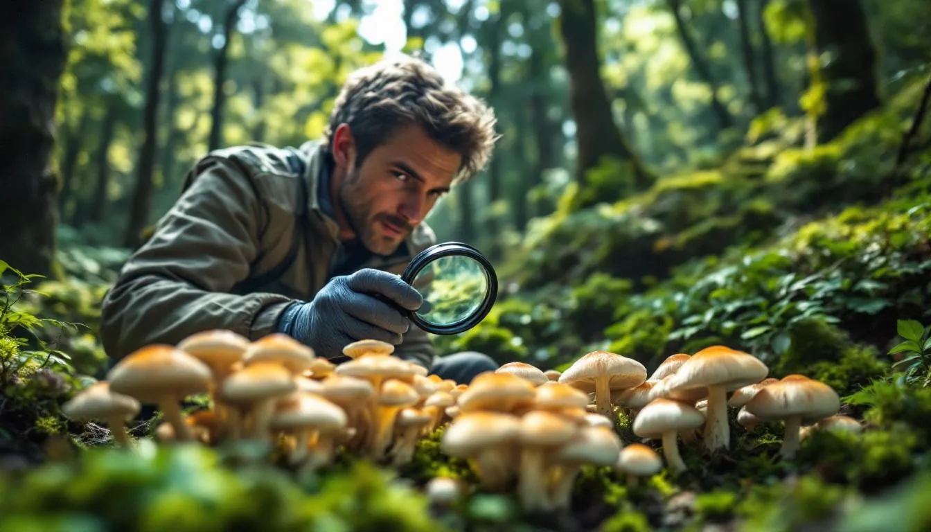 Editorial photograph representing the concept of mycology