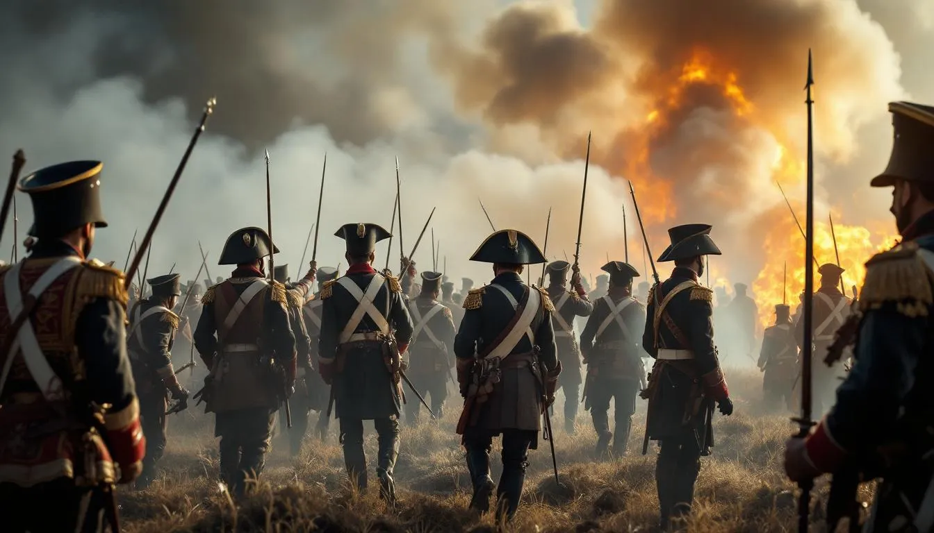 Editorial photograph representing the concept of napoleonic wars