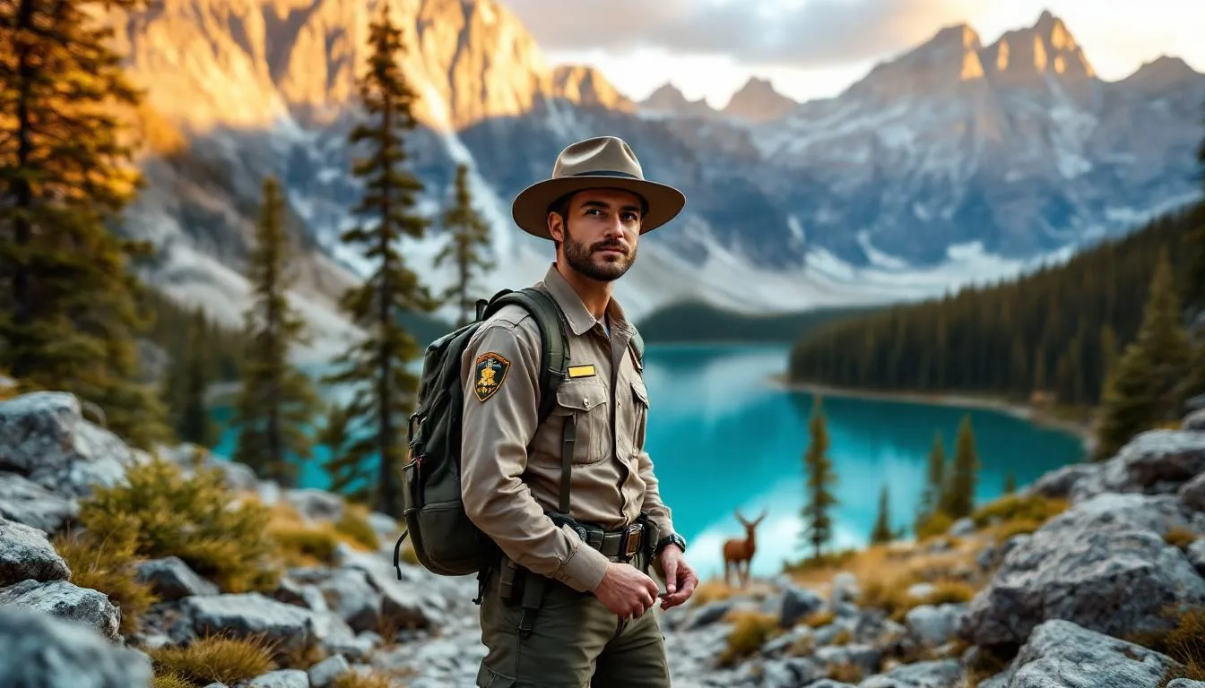 Editorial photograph representing the concept of national parks